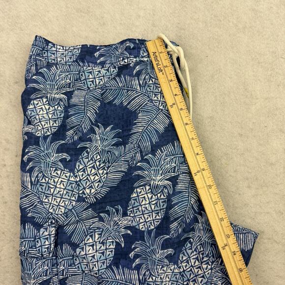 Tommy Bahama Swim Trunks Mens XXL 2XL Blue Pineapple Board Shorts Mesh Lined - Picture 6 of 15